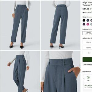 Halara blue high waisted pants